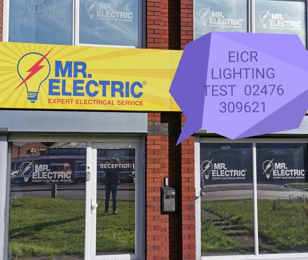 EICR Test Nuneaton Bedworth Emergency Lighting Test NICEIC Electrician
